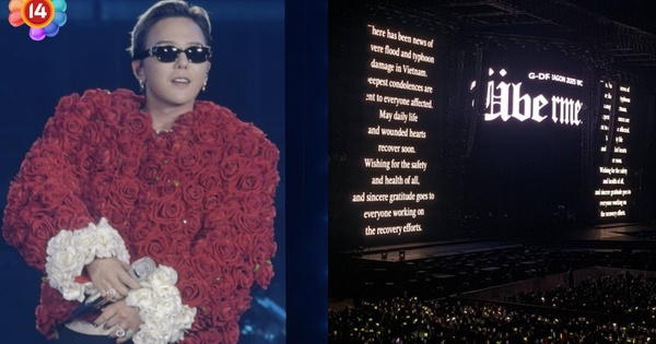 G-DRAGON gửi thông điệp đến người dân chịu ảnh hưởng bão lũ tại Việt Nam, viết bằng 3 thứ tiếng quá tinh tế!