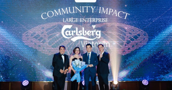 Carlsberg Việt Nam được vinh danh với Giải thưởng “Doanh nghiệp vì cộng đồng”