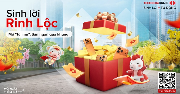 Nối dài giá trị của Sinh Lời Tự Động, Techcombank ra mắt chương trình “Sinh Lời Rinh Lộc” nhân dịp Tết 2026