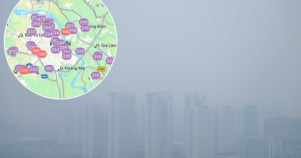 Giữa trưa bầu trời Hà Nội vẫn mù mịt, nhiều toà nhà "mất hút" trong lớp không khí đục ngầu: Người dân tuyệt đối chú ý