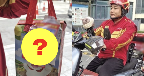 Suốt 19 năm, shipper liên tục dán 1 thứ lên xe và đồ ăn của khách, nhìn kỹ nhiều người đã bật khóc