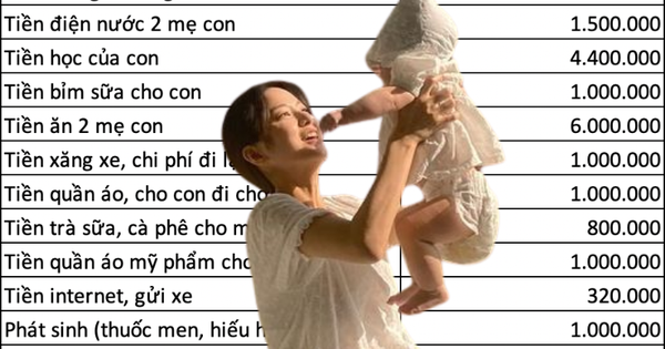 Mẹ đơn thân tiêu hơn 31 triệu/tháng: Bị chê tiêu hoang gấp mấy lần gia đình 3-4 người, nhưng nhìn kỹ từng khoản lại thấy hợp lý vô cùng