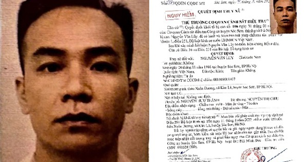 Truy nã Nguyễn Văn Lũy sinh năm 1988