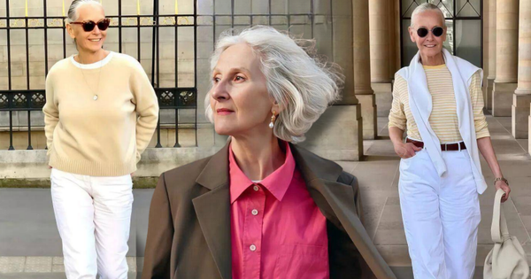 Học phụ nữ Pháp cách "già đi kiêu hãnh": Tóc bạc cứ để tự nhiên, quên ngay những bộ "đồ bà già" rộng thùng thình