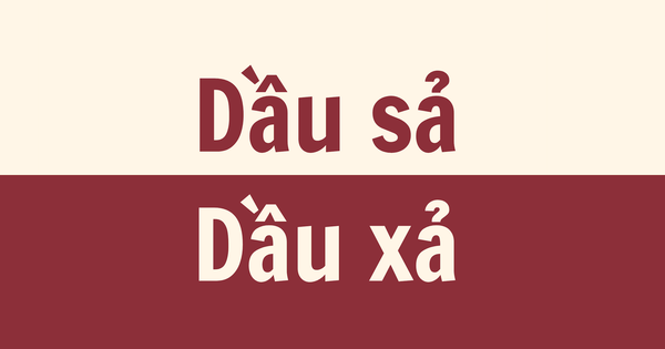 'Dầu sả' hay 'dầu xả', dùng sao cho đúng?