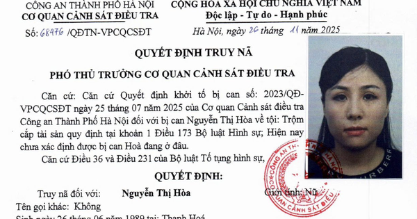 Ai nhìn thấy Nguyễn Thị Hoà, liên hệ ngay công an SĐT 0966111395