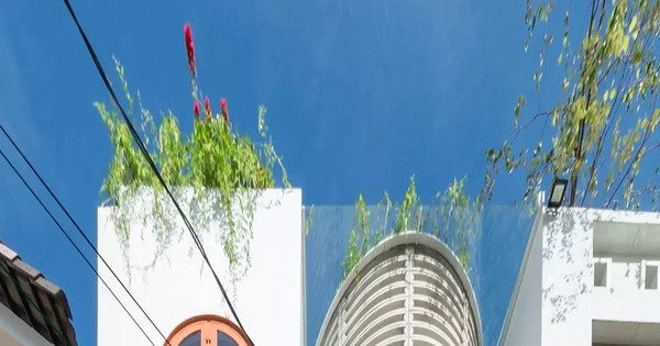 Nhà 170m2 trong hẻm cụt thông thoáng nhờ thiết kế 'lõi gió'