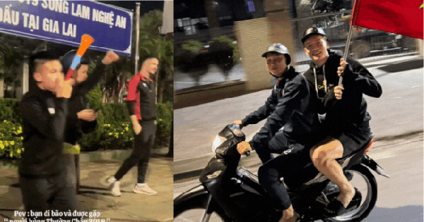 Bắt gặp Quang Hải lao ra đường ăn mừng U22 Việt Nam vô địch: Người tạo trend 