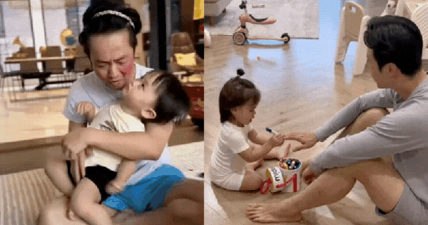 Có là đại gia như Cường Đô La hay CEO như Lâm Thanh Kim thì cũng bị ái nữ mang ra làm búp bê, tô son điểm phấn như thường!