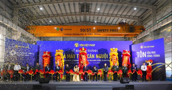 Tôn Việt Pháp khánh thành Nhà máy Thép cán nguội số 2: Khẳng định vị thế, bứt phá kỷ nguyên mới