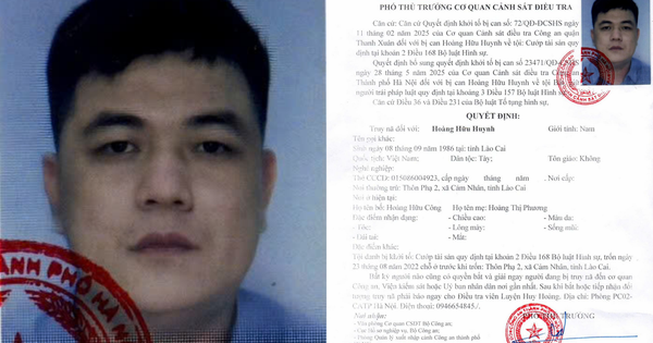 Quyết định truy nã đặc biệt Hoàng Hữu Huynh