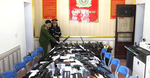 Cận cảnh “kho” vũ khí quân dụng, 30.000 viên đạn khi bắt 42 đối tượng