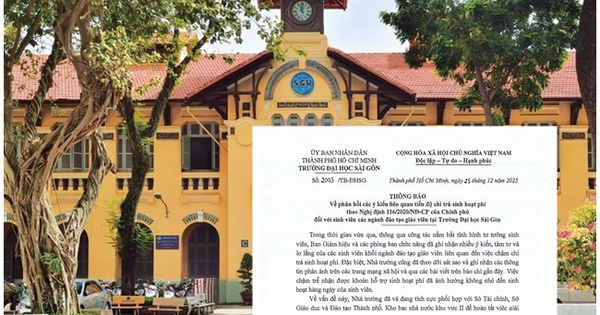 1.000 sinh viên bị nợ hàng chục tỷ đồng tiền sinh hoạt phí: Đại học Sài Gòn lên tiếng, 