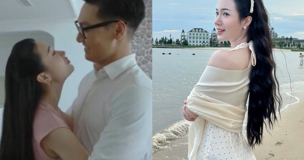 Nữ diễn viên đóng vợ trẻ, kém Mạnh Trường 16 tuổi trong phim giờ vàng VTV là ai?