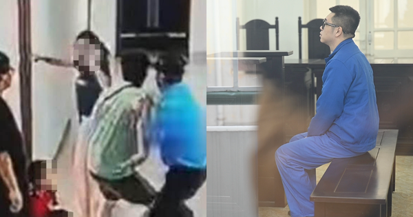 Những hình ảnh đầu tiên trong phiên tòa xét xử người đàn ông đánh phụ nữ tại chung cư ở Hà Nội