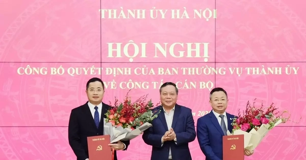 Công bố quyết định của Ban  Thường vụ Thành ủy Hà Nội về công tác cán bộ