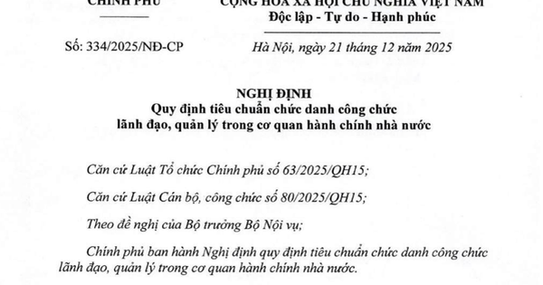 Quy định mới về tiêu chuẩn chức danh Thứ trưởng, Cục trưởng, Giám đốc sở