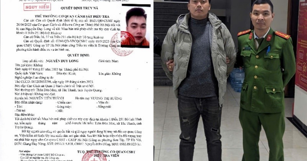 Đối tượng nguy hiểm Nguyễn Duy Long ra đầu thú