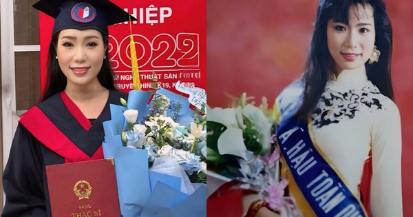 Á hậu Việt học tiến sĩ ở tuổi 54: Là giám đốc sân khấu kịch, hôn nhân viên mãn