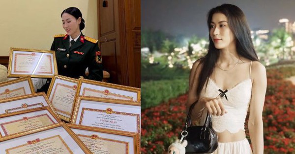 Hoa khôi bóng chuyền mang hàm Đại uý gây sốt với ảnh tổng kết 2025: Visual xinh đẹp, thành tích cực 