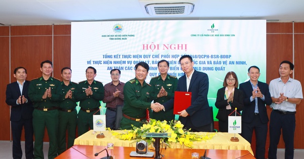 BSR ký kết quy chế phối hợp với Bộ đội Biên phòng Quảng Ngãi