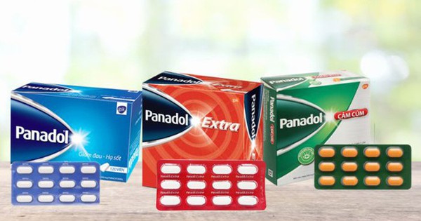 Cũng là Panadol nhưng khi nào uống vỉ màu xanh, khi nào uống vỉ đỏ, vỉ cam?