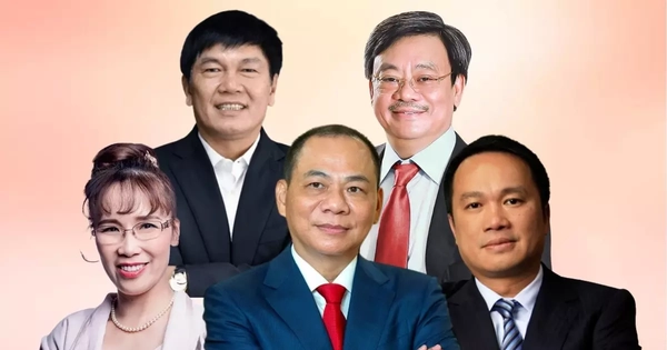 Tài sản của 5 người giàu nhất Việt Nam