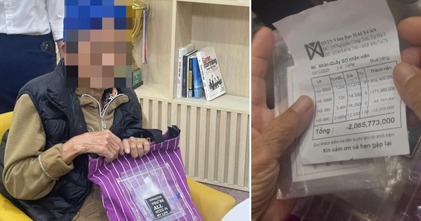 Công an làm việc với cụ bà 80 tuổi: Bất ngờ "chốt lời" toàn bộ vàng, rồi mang 2 tỷ tiền mặt đến BIDV chuyển khoản