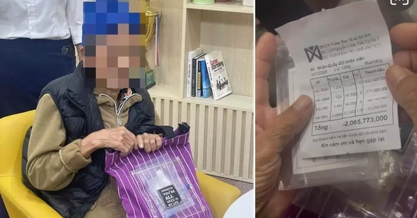 Bị kẻ lừa đảo thao túng, dọa dẫm cụ bà 76 tuổi mang toàn bộ vàng đi bán lấy hơn 2 tỷ đồng