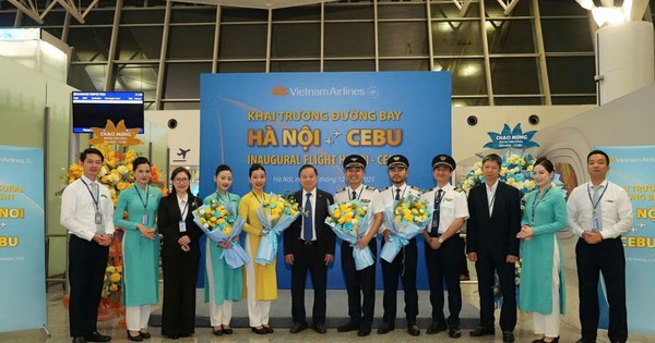 Vietnam Airlines khai trương đường bay thẳng đầu tiên kết nối Hà Nội - Cebu