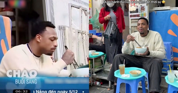 Khách Tây lên thời sự chỉ vì ngồi vỉa hè “đá” bát bánh đa cua