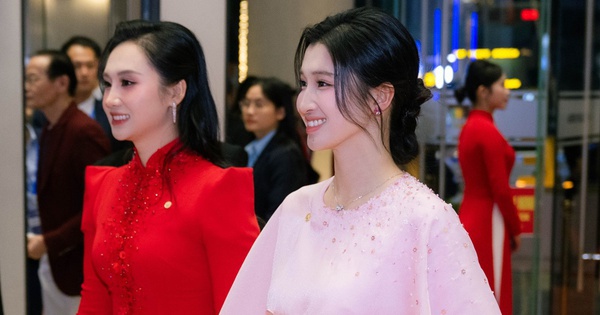 Á hậu Phương Nhi và chị dâu Bùi Lan Anh đọ sắc trong một khung hình: Con dâu nhà tỷ phú quá đẹp!