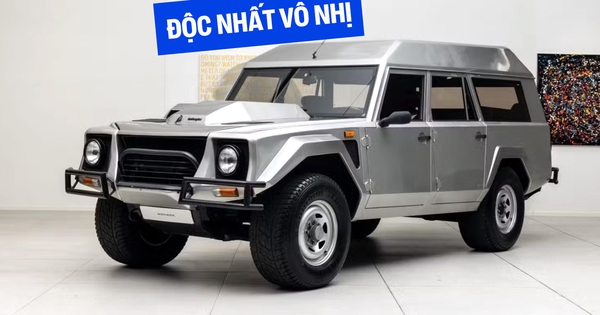 Xe Lamborghini 'siêu dị' từng thuộc về quốc vương Brunei lên sàn đấu giá: Động cơ V12, số sàn, 10 chỗ ngồi, độc nhất trên thế giới