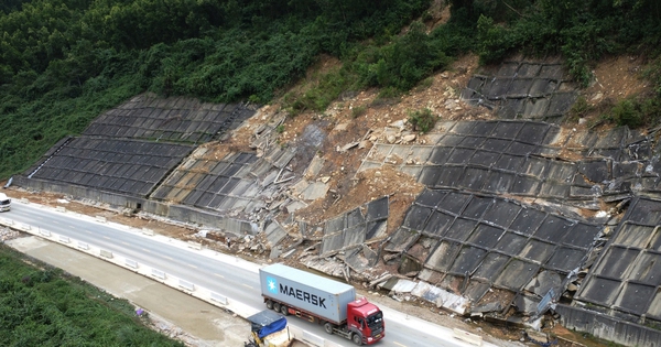Sau sạt lở nghiêm trọng, tuyến cao tốc La Sơn - Hòa Liên hạn chế phương tiện lưu thông