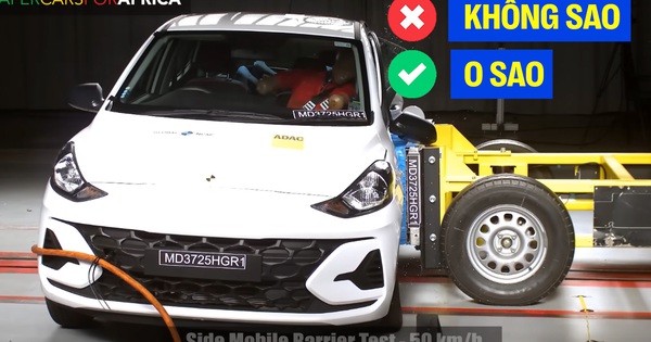 Hyundai Grand i10 nhận 0 sao an toàn cho người lớn, 3 sao dành cho trẻ em nhưng xe sản xuất tại Việt Nam 'không liên quan'