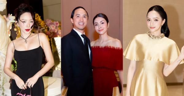 Đại tiệc sao trong đám cưới Tiên Nguyễn: Hà Tăng - Linh Rin đẹp ngây ngất, Tóc Tiên lẻ bóng đến dự