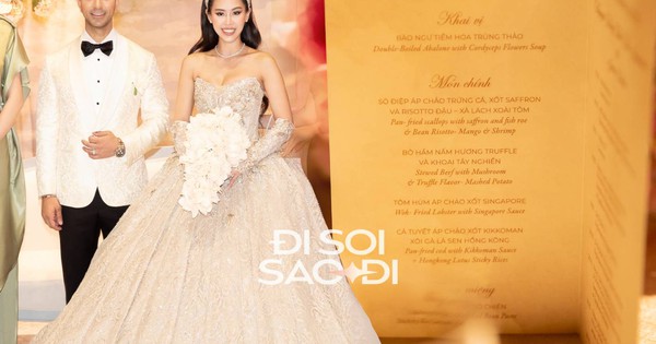 63 bàn tiệc cưới của Tiên Nguyễn gây choáng với toàn món nhà giàu