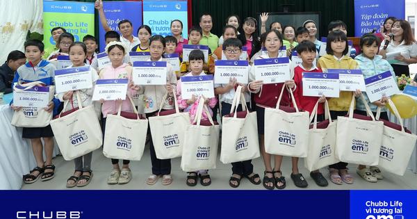 “Chubb Life – Vì Tương Lai Em” hỗ trợ trẻ em khó khăn vùng bão lũ