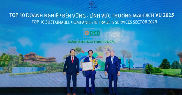 OCB nhận cú đúp giải thưởng Quản trị công ty và Top 10 Doanh nghiệp Bền vững