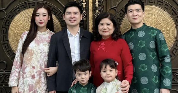 Chủ tịch Hà Nội FC tung ảnh hạnh phúc bên Đỗ Mỹ Linh và gia đình, ái nữ chiếm spotlight của mẹ hoa hậu