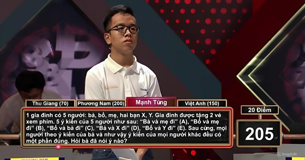 "Nhà 5 người nhưng chỉ có 2 vé xem phim thì ai đi?" - Câu hỏi Olympia khiến dân tình bối rối phân xử nhưng đáp án lại đơn giản đến ngỡ ngàng