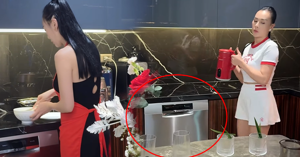 Soi căn bếp tiền tỷ của Phương Oanh: Có món đồ siêu tiện dụng này bảo sao cô tha hồ "bày vẽ" nấu nướng mà không lo khoản dọn dẹp