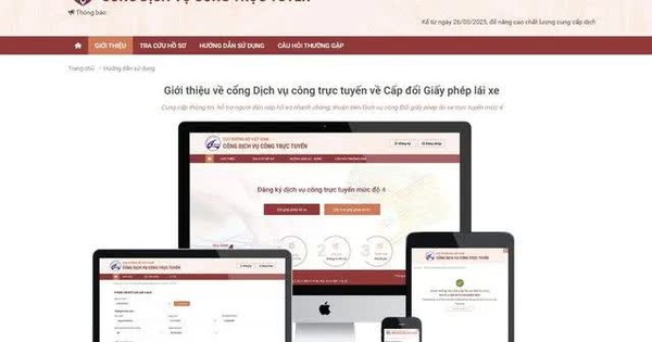 Bộ Công an vận hành trang thông tin mới cung cấp dịch vụ công về cấp, đổi giấy phép lái xe