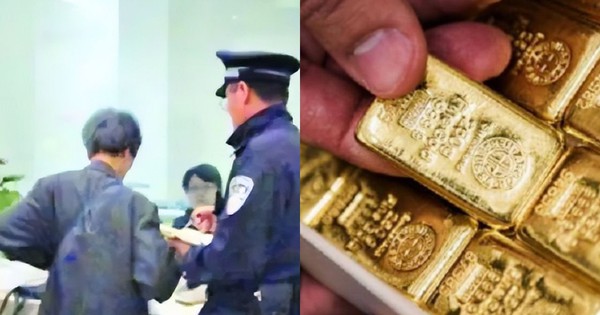 Cụ ông mang 2 thỏi vàng đến ngân hàng đổi tiền mặt, nhân viên đem đi cân rồi báo cảnh sát bắt giữ: Kho báu lên tới 100kg vàng lập tức lộ diện