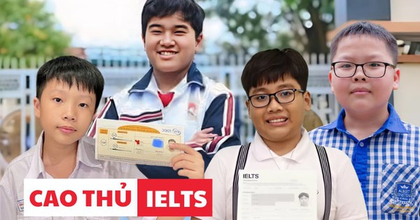 "Bộ tứ cao thủ IELTS" đang khiến các anh chị lớp lớn phải xuýt xoa: Mới lớp 6, lớp 7 mà điểm đỉnh cỡ này!
