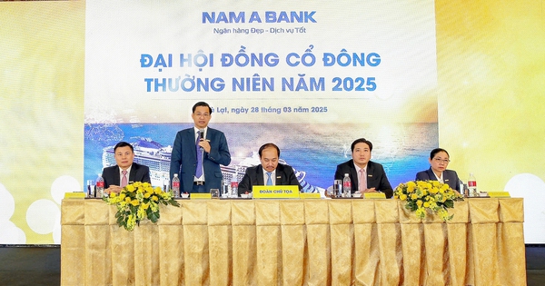 Nam A Bank đặt mục tiêu lợi nhuận 5.000 tỷ đồng, chia cổ tức 25% và tăng vốn điều lệ lên trên 18.000 tỷ đồng trong năm nay