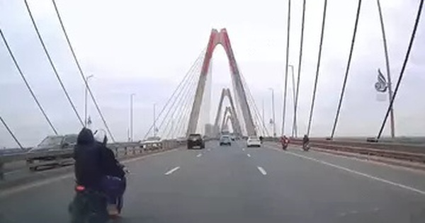 Danh tính 3 thanh niên lạng lách, tạt đầu ô tô, đánh võng trên cầu Nhật Tân