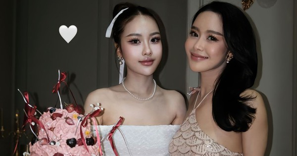 Sốc visual mẹ 45 tuổi - con 23 tuổi ở Lào: Màn "bắn" tiếng Việt vèo vèo cùng gia thế khủng gây tò mò