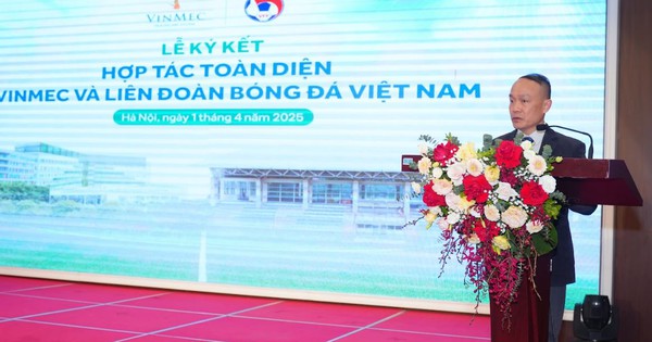 Tỷ phú Phạm Nhật Vượng bắt tay với VFF, hợp tác nâng cao chất lượng y học thể thao