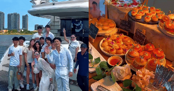 Sinh nhật đặc biệt của nhóc tỳ 14 tuổi nhà Lệ Quyên: Tổ chức trên du thuyền sang chảnh, view đắt nhất thành phố